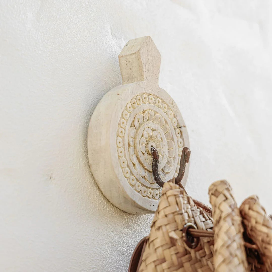 Carved Vintage Single Wall Hooks