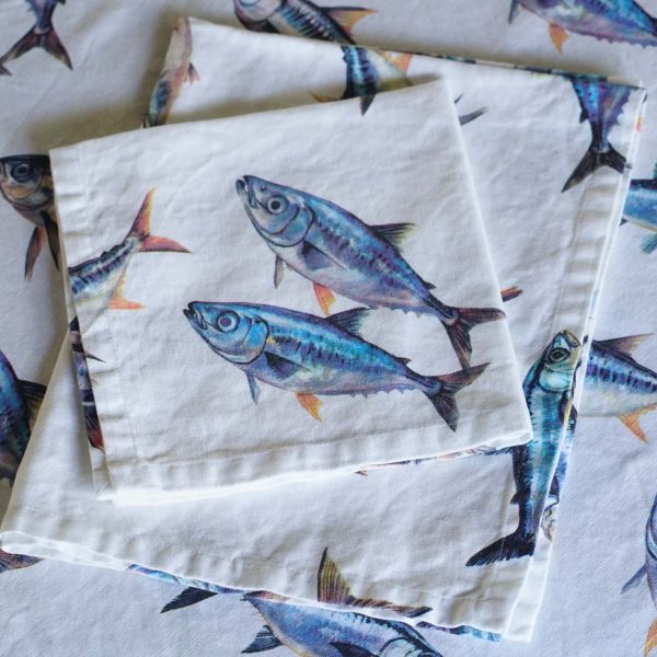 Sardine Tea Towels | Set of 2