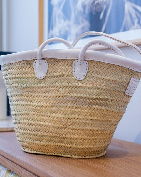 ava basket | white