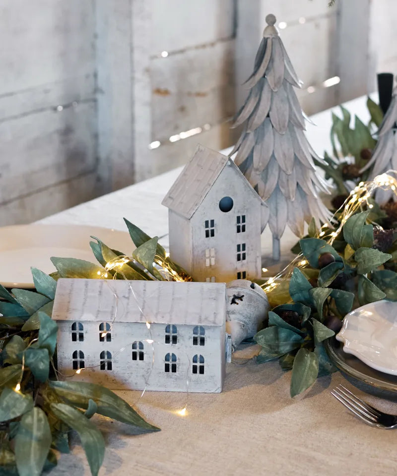 Tea Light House Zinc | Long