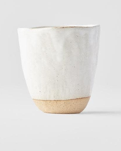 Made in Japan | lopsided mug 275ml - white bisque
