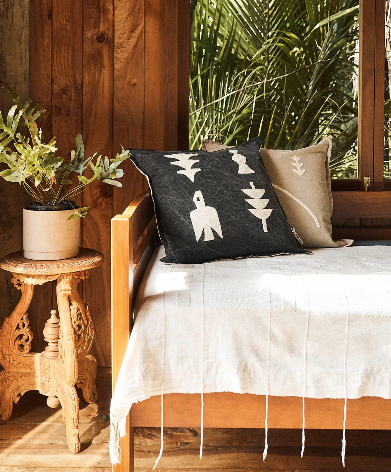 Pony Rider Elements Cushion | Black