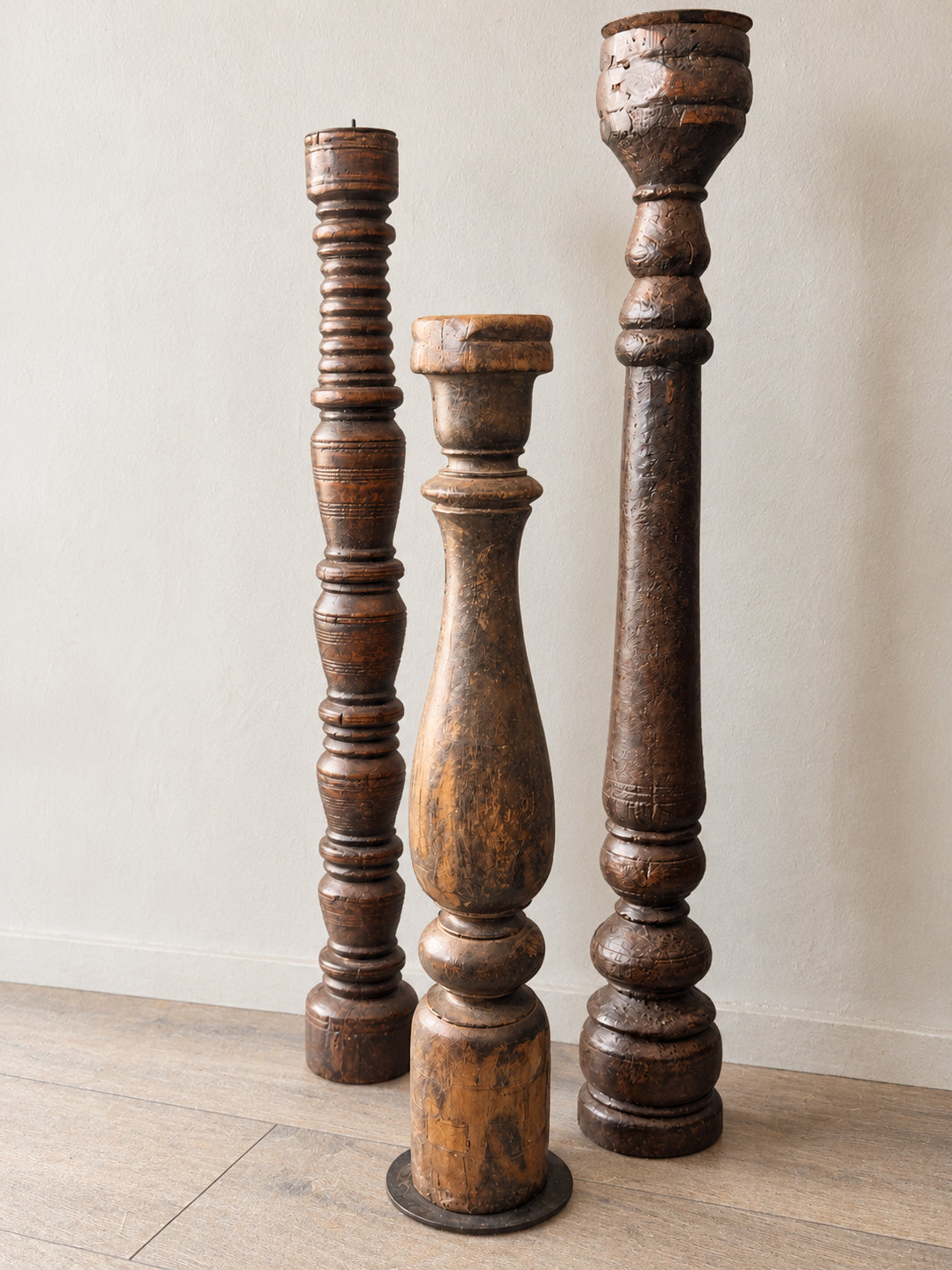 Small Timber Candle Stand