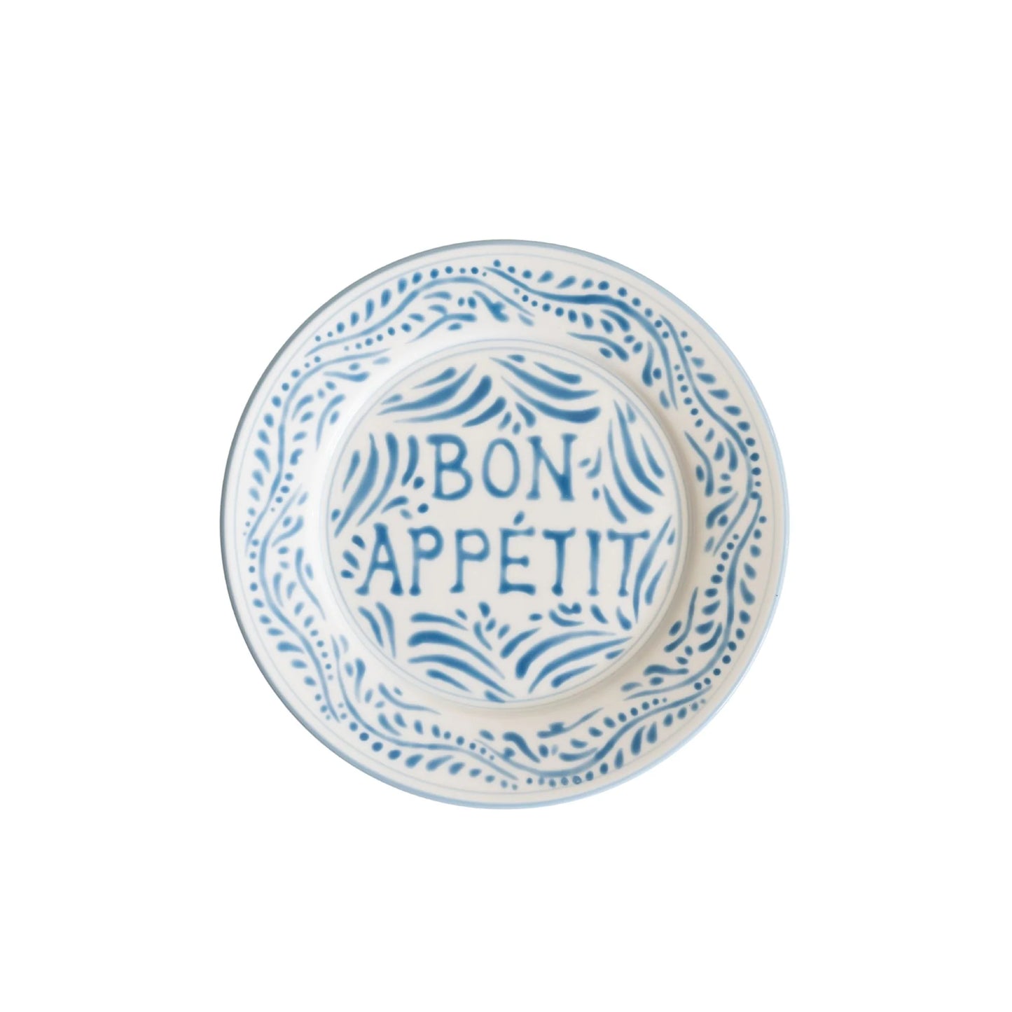 Luxe & Beau | Bon Appetit Starter Plate | Blue