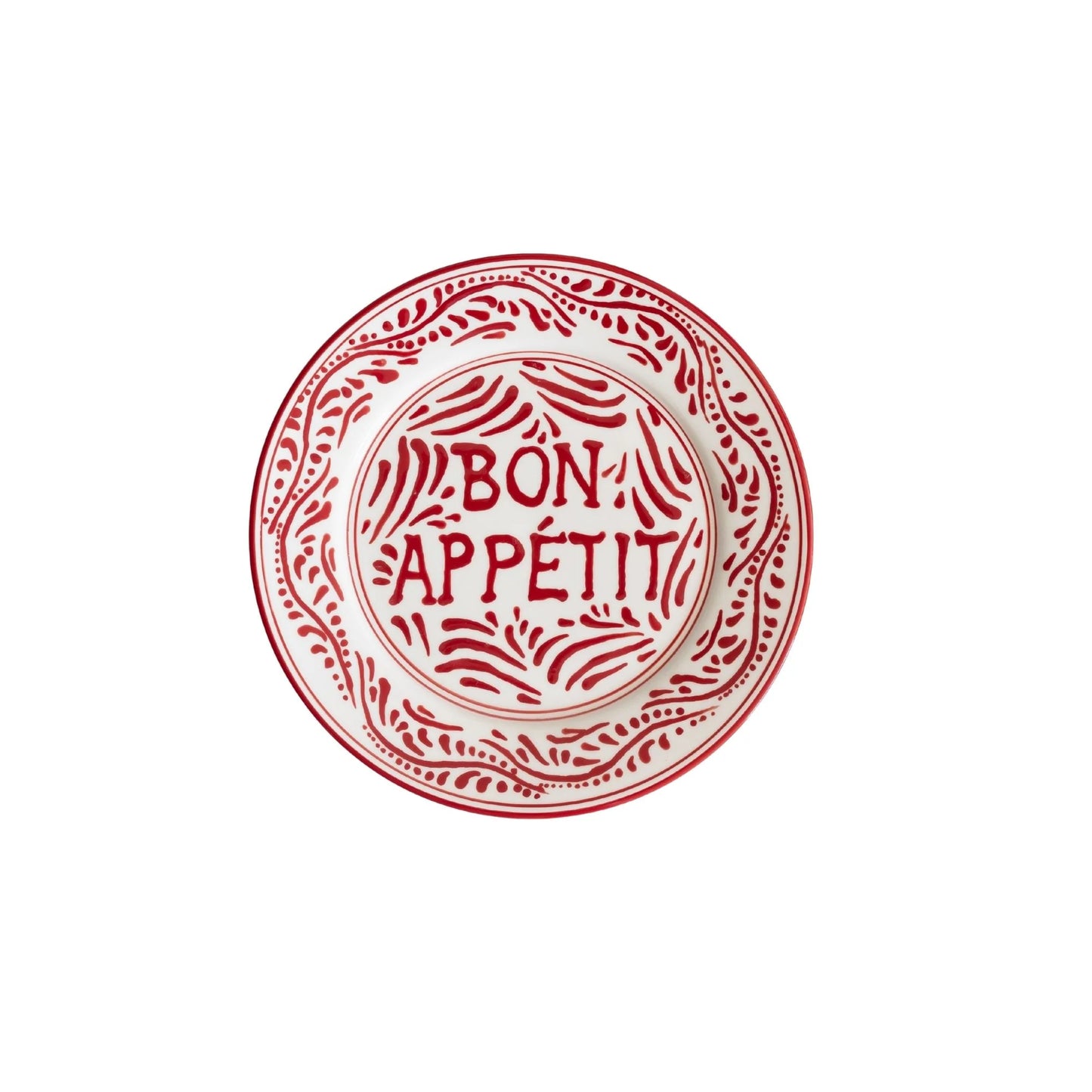 Luxe & Beau | Bon Appetit Starter Plate | Red
