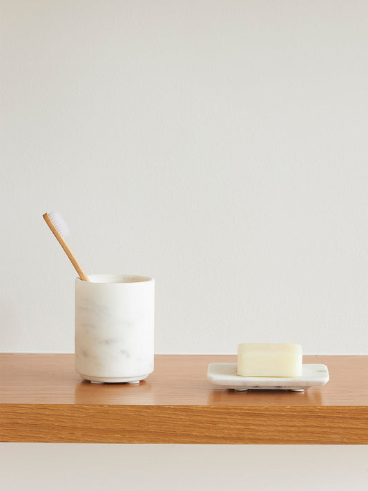 Marble Rectangle Soap Dish