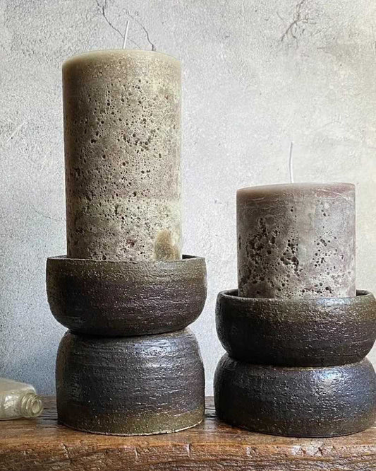 A Little Light Ombre Chapel Candle - Extra Small - Earth