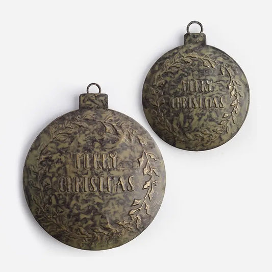 Antiquity Merry Christmas Ornament