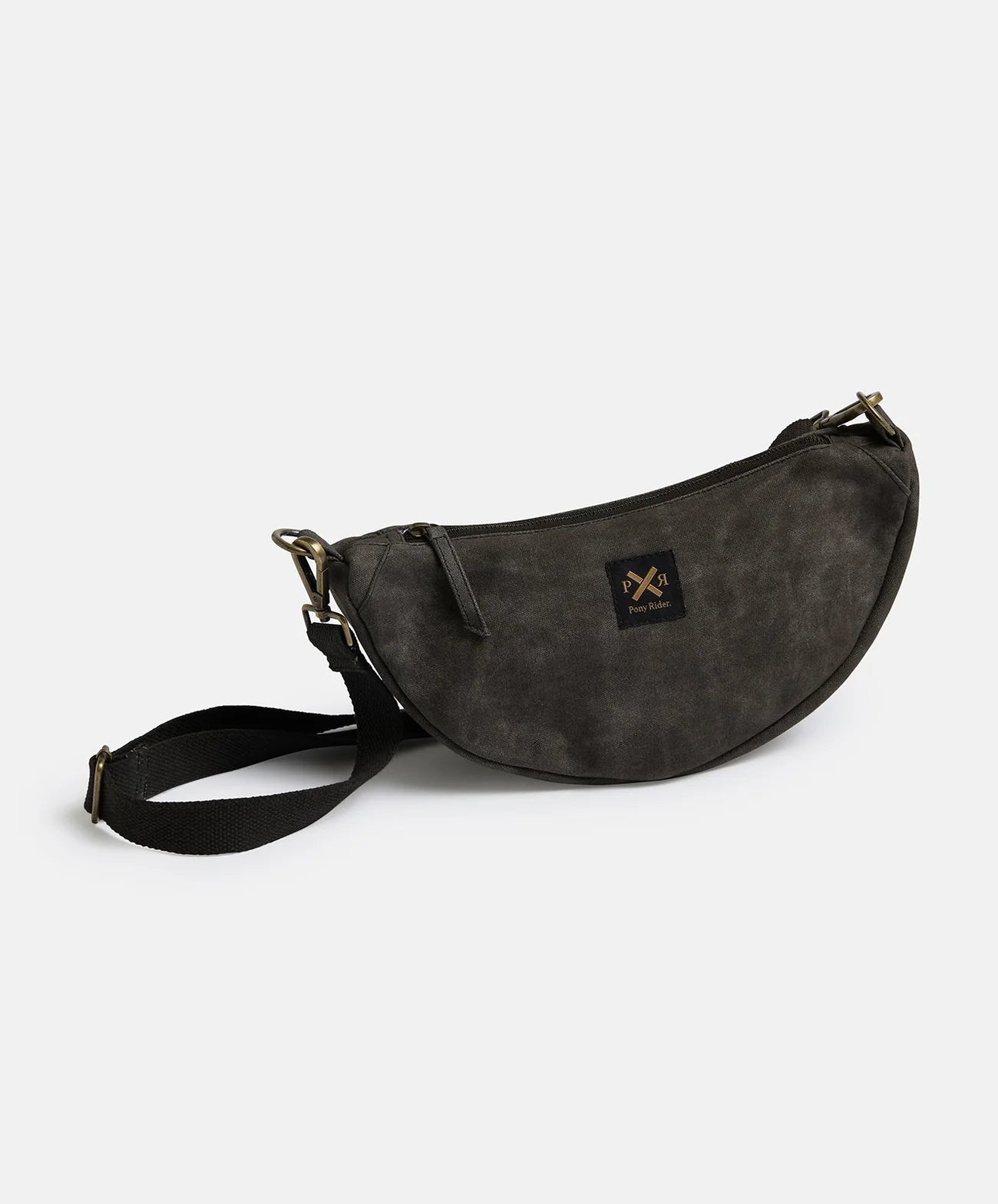 pony rider slow road shoulder bag | black