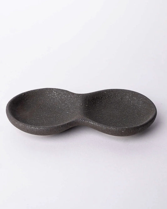 Made in Japan | double sauce dish 15.5cm