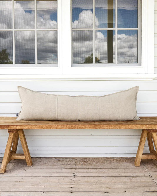 Luca Linen Long Lumbar | Natural