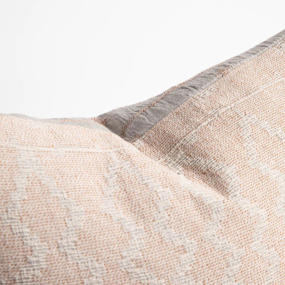 Kasumi Reversible Cushion | Soft Clay - Blue