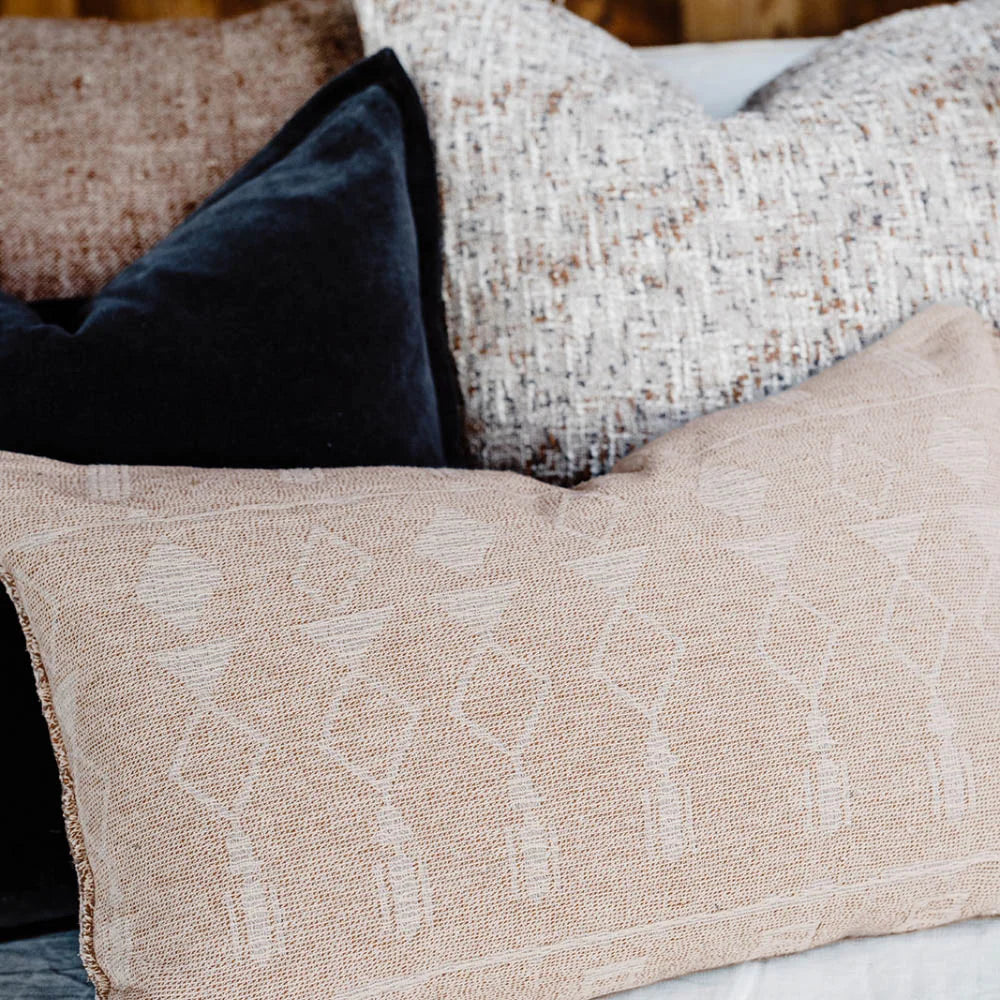Kasumi Reversible Cushion | Soft Clay - Blue