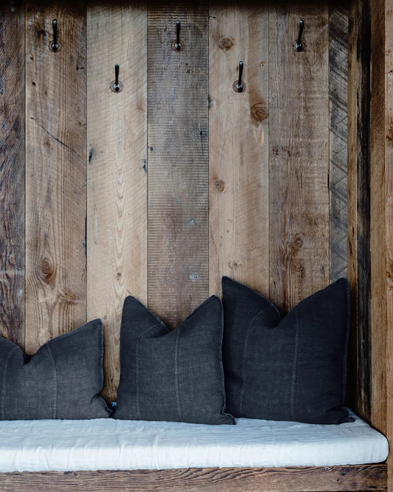 Luca Linen Cushion | Midnight