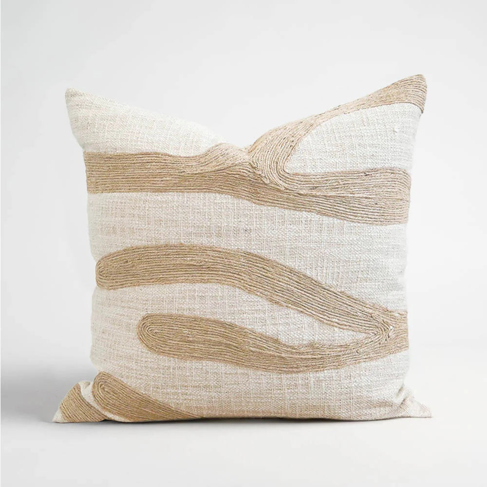 Zanth Cushion | Natural - Ivory