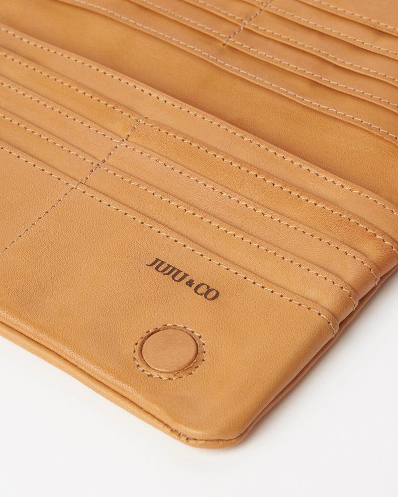 Juju & Co Capri Wallet - Large - Tan