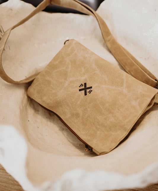 pony rider crafters clutch bag | clay