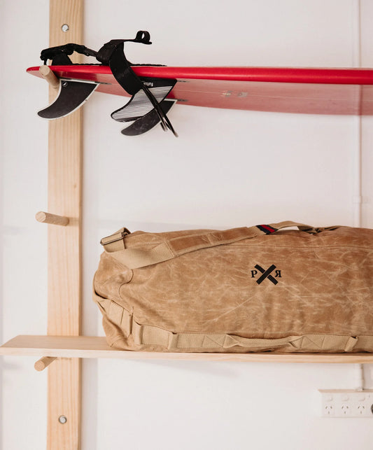 pony rider slow road duffle bag | medium | clay