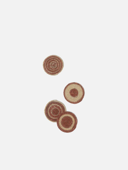 Agora Woven Coasters | Set of 4
