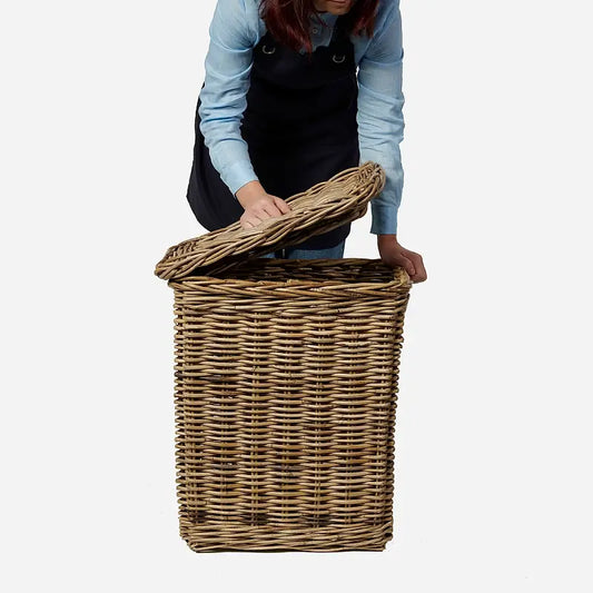 Banyan Lidded Kubu Laundry Hamper