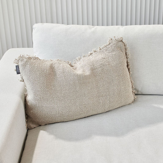 Bedouin Linen Cushion | Natural