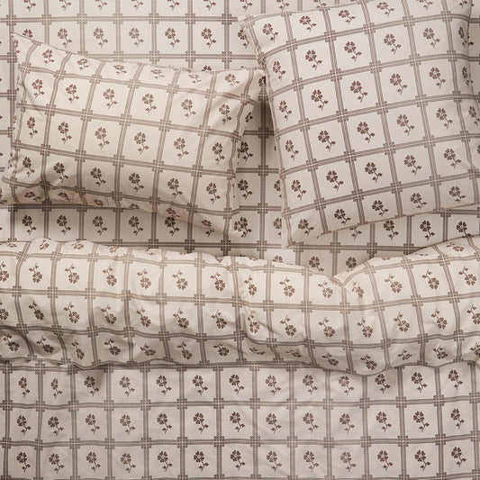 Bonny Cotton Sheets Flat | Queen