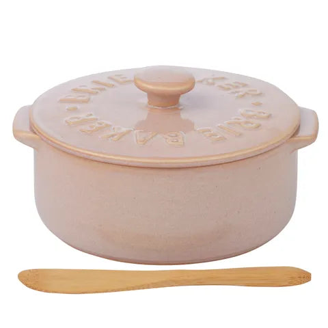 Loire Ceramic Brie Baker | Olive | Rosa
