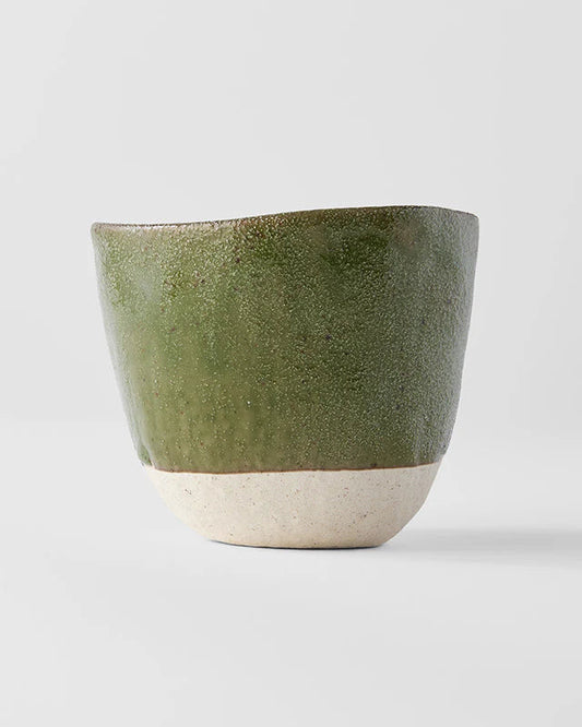 Made in Japan | lopsided mug 200ml - matcha green