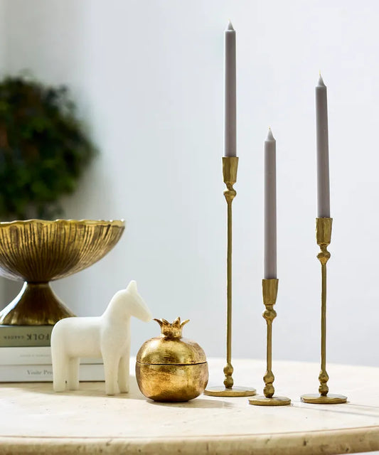 Eddie Gold Candleholder | Small