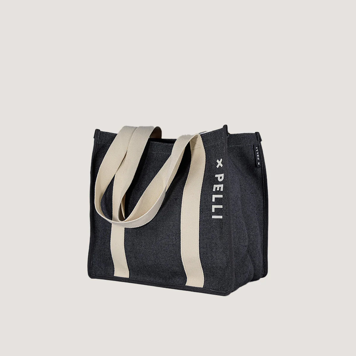 Pelli Jute Shopping Bag -  Charcoal Grey