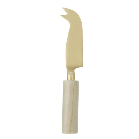 Eli Marble Cheese Knife Green/Gold 15cm