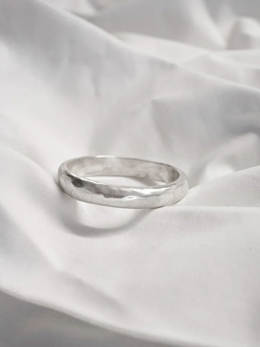 Dome Chunky Silver Bracelet