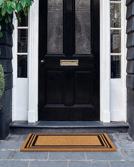 wicka | charterhouse doormat triple black