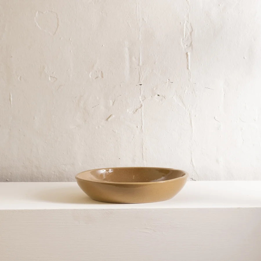 Freya Round Bowl | Mustard