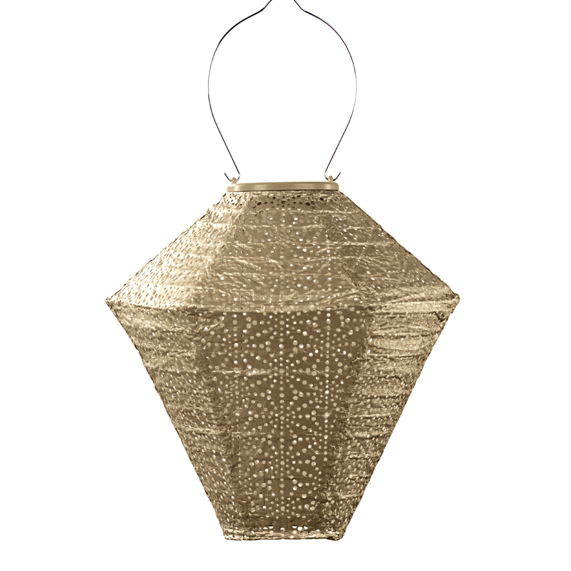 Lumiz Solar Lantern | Diamond 28cm | Gold