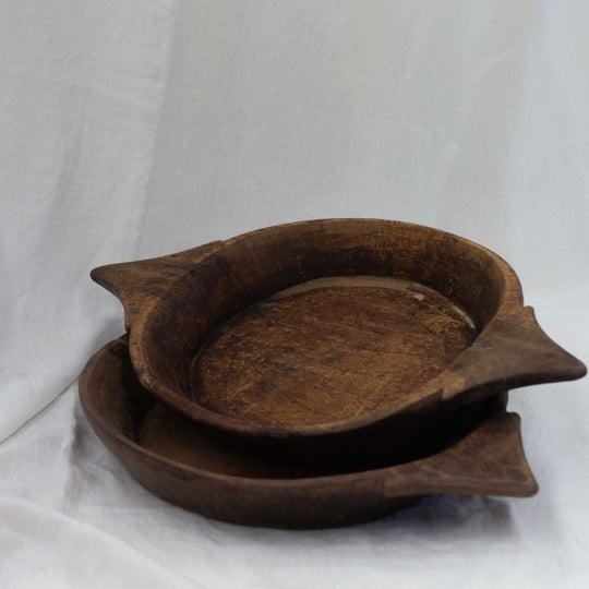 Indian Wooden Parat | Dark