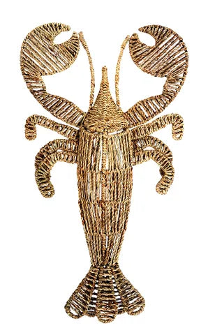 Lobster Woven Wall Hanging 40 x 70cm Natural