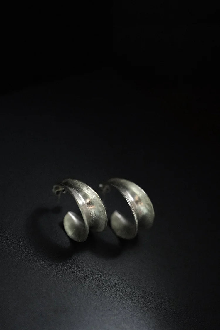 The Malai Silver Hoops