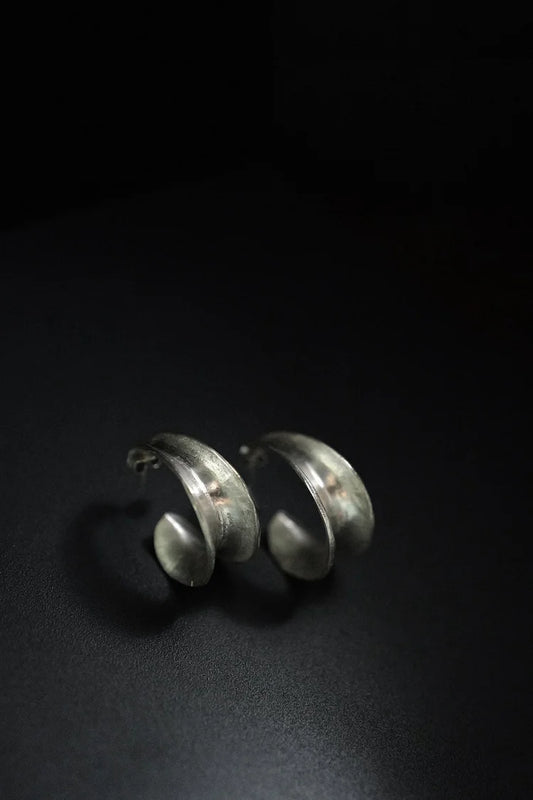 The Malai Silver Hoops