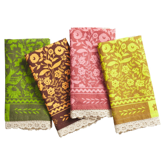 Indiana Linen Napkin Set | Citrine