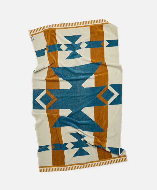 Canyon River Towel Natural / Blue