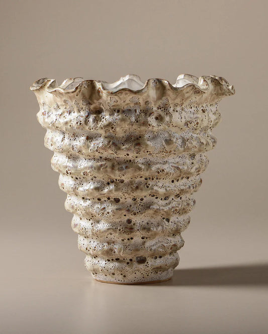 Indigo Love Nautilus Vase