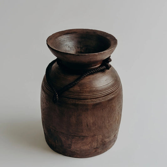 Vintage Wooden Pot