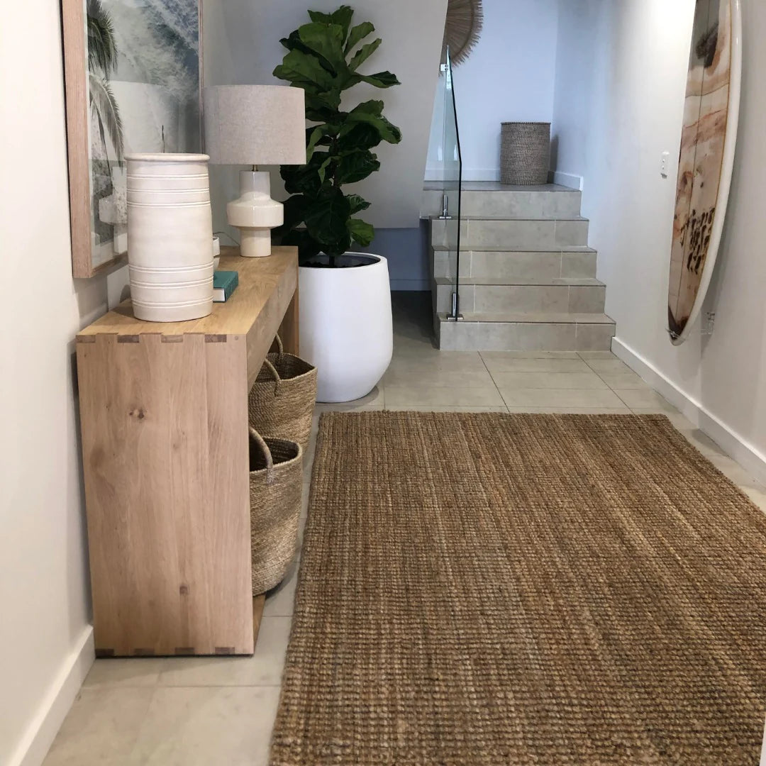 zebra home | natural jute oversized mat