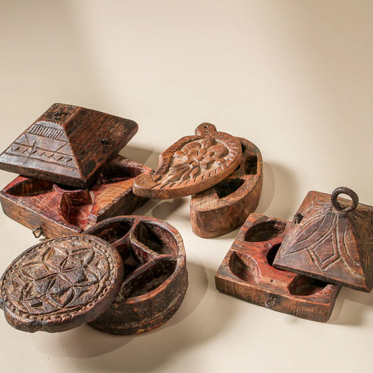 Vintage Indian Spice Box