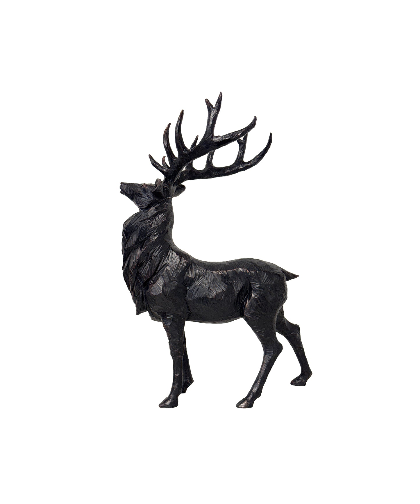 Black Stag Head Up