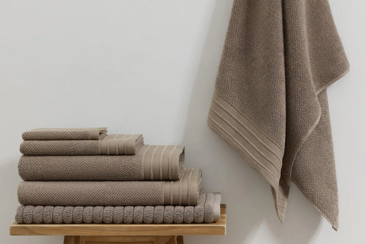 Bemboka | Pure Cotton Bath Towel Jacquard | Mocha