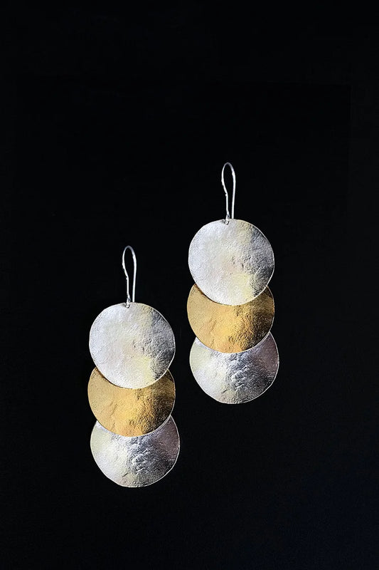 The Turama Gold & Silver Earings