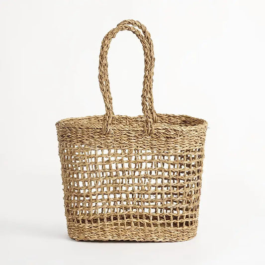 Umbria | Open Weave Seagrass Tote
