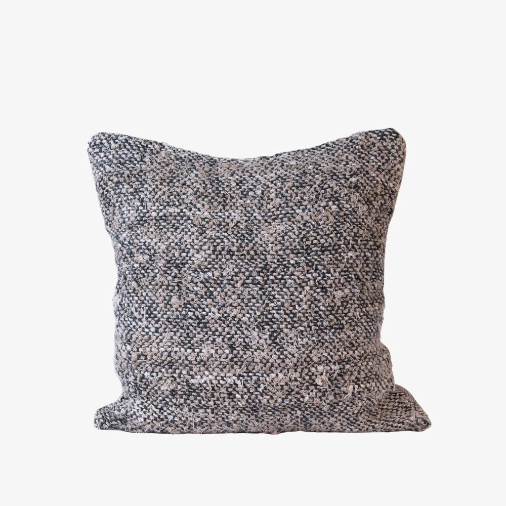 Wabi Cushion Linen | Midnight | Ivory | Natural